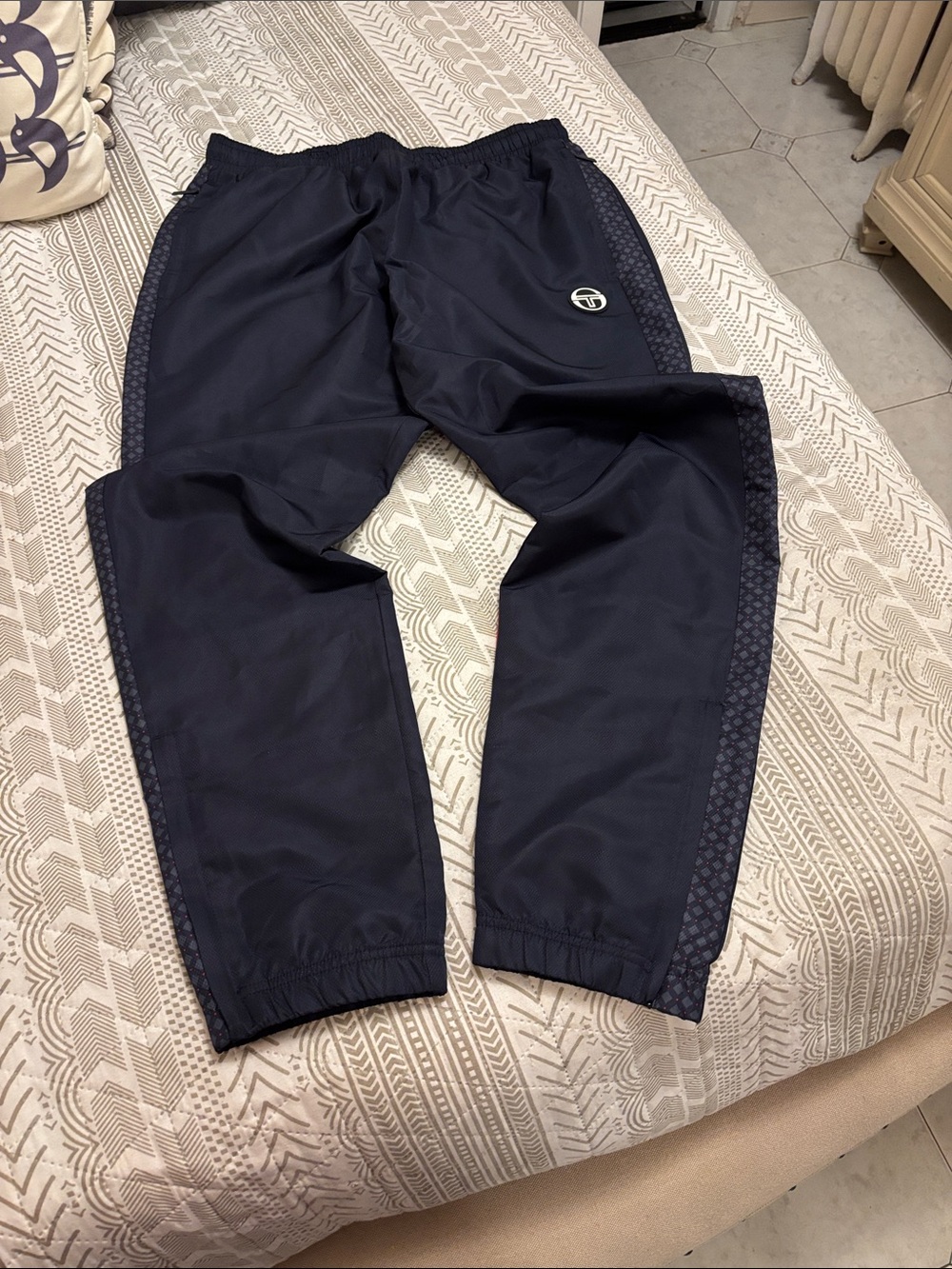 Sergio Tacchini Navy, Red & White Original 1990 drop full track Set - Picture 4 of 8
